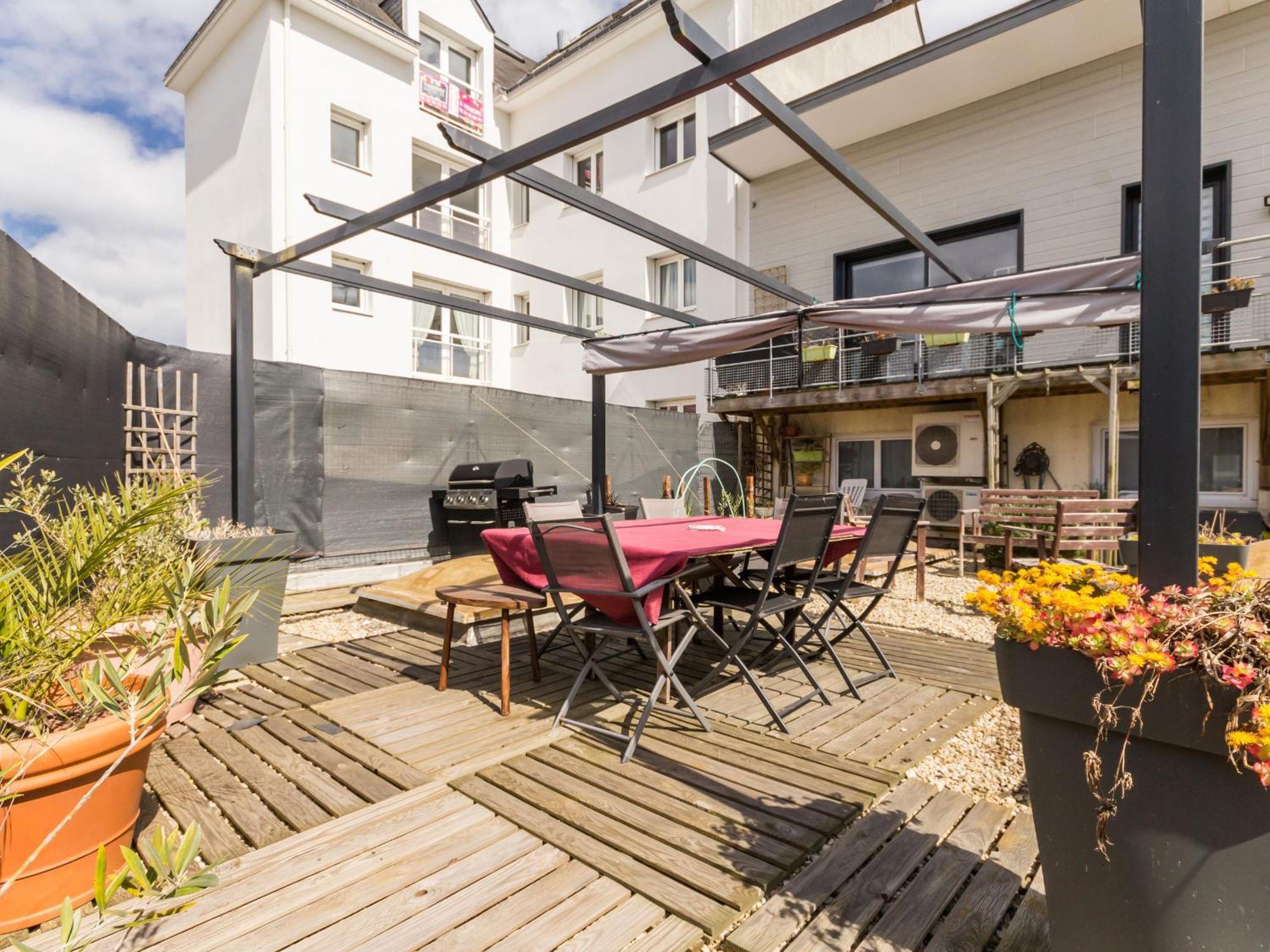 Maison De Ville A St Nazaire, Pres Du Front De Mer, Climatisee, 3 Chambres Avec Sdb Privatives, Wifi - Fr-1-306-1203 Saint-Nazaire  Buitenkant foto
